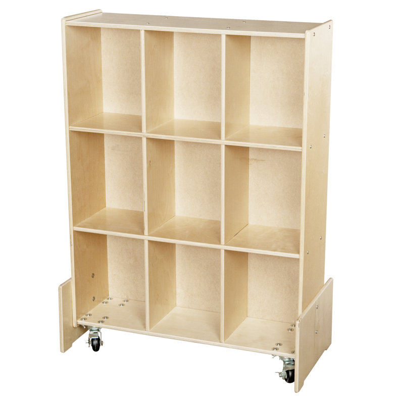 Wood Designs Contender Roll And Write 9 Compartment Cubby With