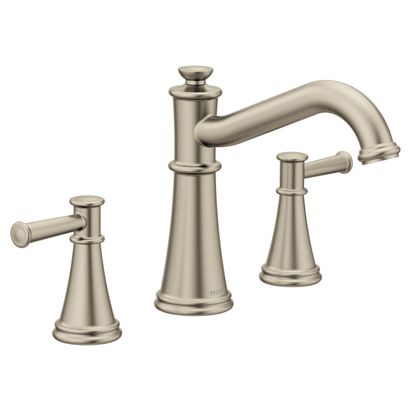 Moen Belfield Double Handle Deck Mounted Roman Tub Faucet Trim