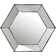 Gia Hexagon Accent Mirror & Reviews | AllModern