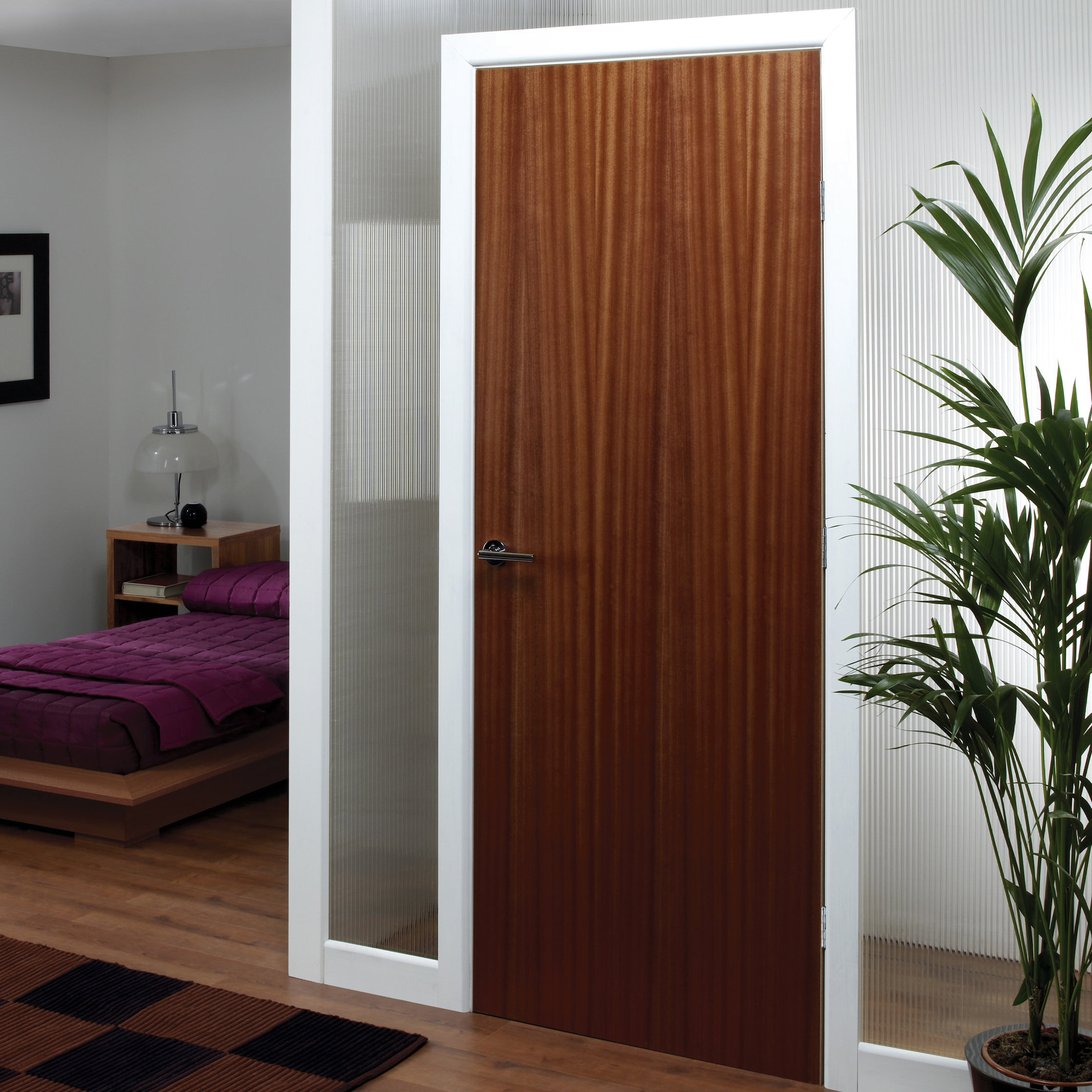 George Oliver Hunter Hollow Flush Wood Slab Internal Door