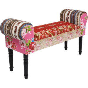 Gepolsterte Sitzbank Patchwork von KARE Design