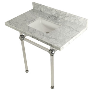 Go to store & view more images Kingston Brass Carrara Marble 36