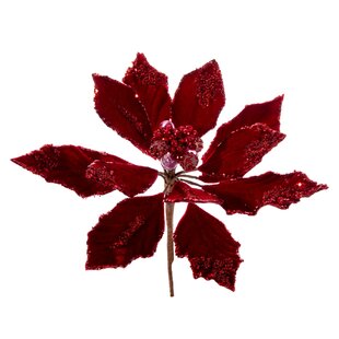 Hand Dyed Poinsettia Red Silk Velvet Ribbon 4 Widths to choose from