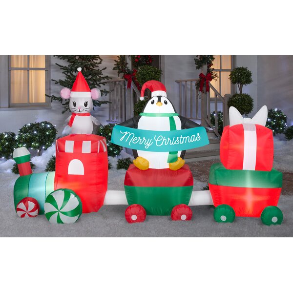 Wild Glow in the Dark Christmas Hoodie Merry Santa Reindeer Sleigh Snow Presents