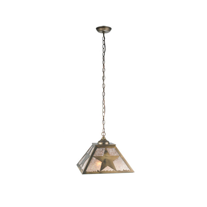 Texas 2 Light Single Star Pendant Texas 2 Light Single Star Pendant
