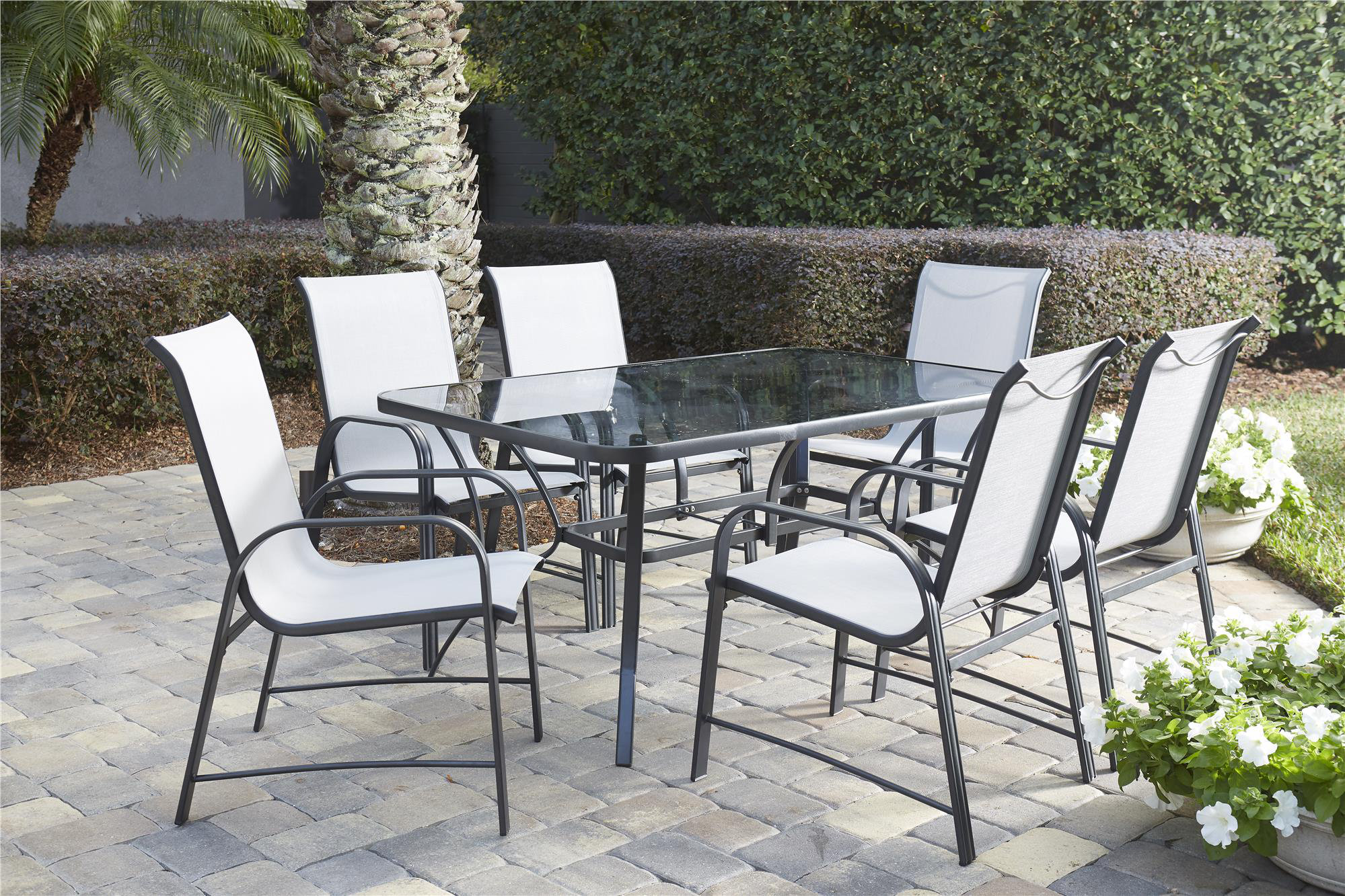 Zipcode Design Kohlmeier 7 Piece Patio Dining Set Reviews Wayfair