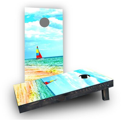 Custom Cornhole Boards Boat Beach Cornhole Boards | Wayfair