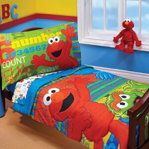 ABC 123 4 Piece Toddler Bedding Set