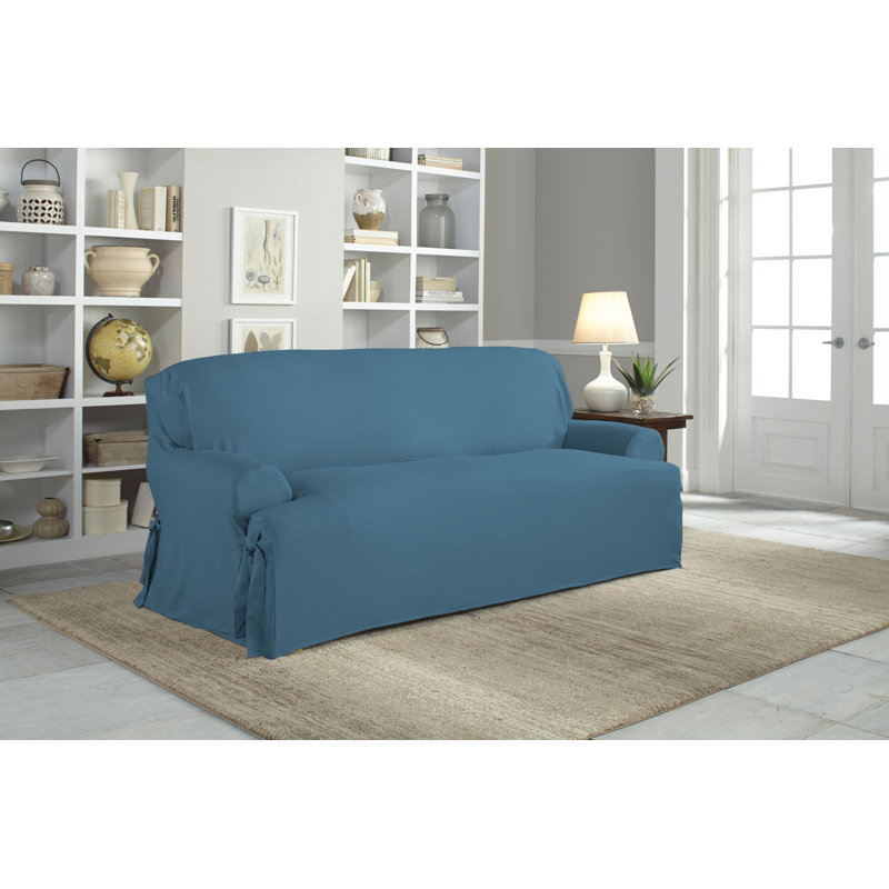 Cotton Duck T Cushion Sofa Slipcover Reviews Joss Main Cotton Duck T Cushion Sofa Slipcover
