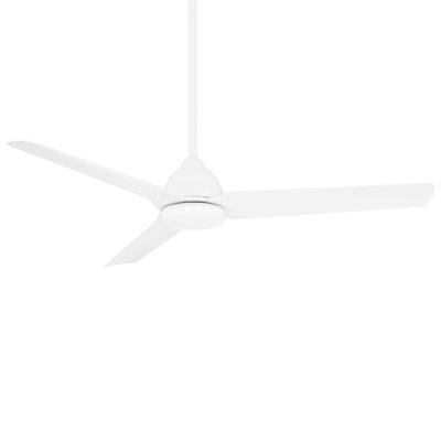 54" Mocha 3 - Blade Outdoor/Indoor Smart Propeller Ceiling Fan with Remote Control Included