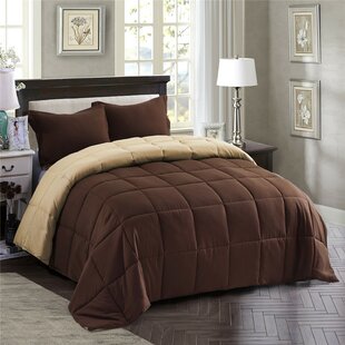 ULTRA SOFT COZY BROWN TAUPE CHOCOLATE LODGE CASUAL SUEDE STRIPE COMFORTER SET 