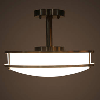 Orren Ellis Mcrae 8 Light 23 Sputnik Modern Linear Semi Flush Mount Reviews Wayfair