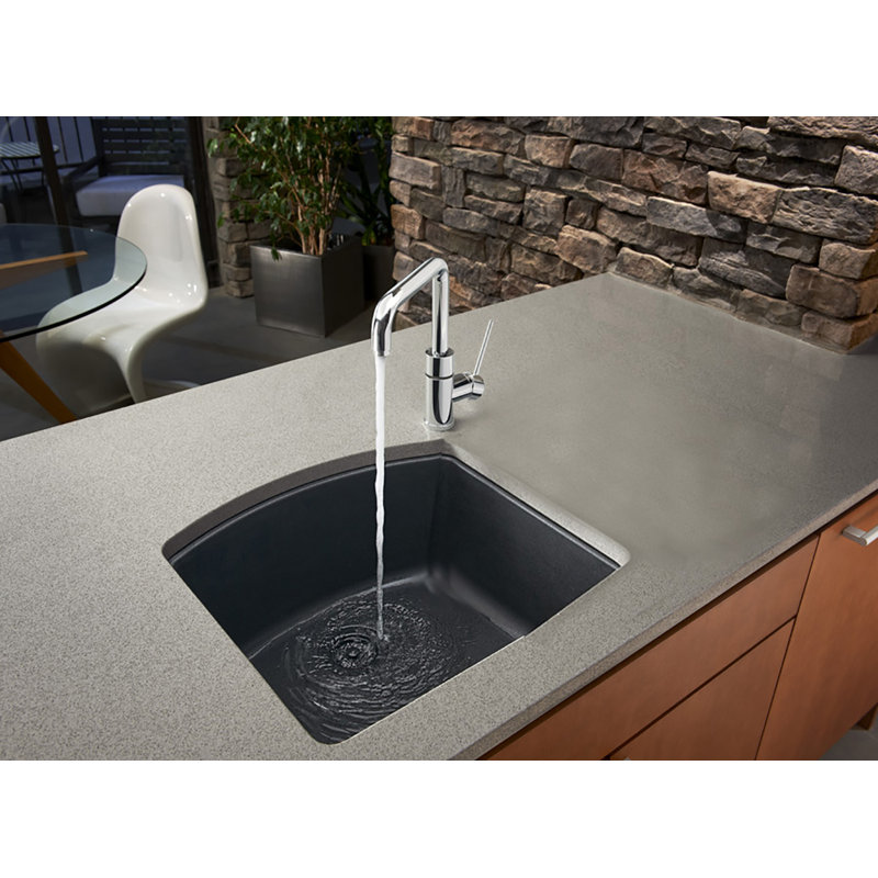 Blanco Diamond Silgranit 24" L x 21" W Undermount Kitchen ...