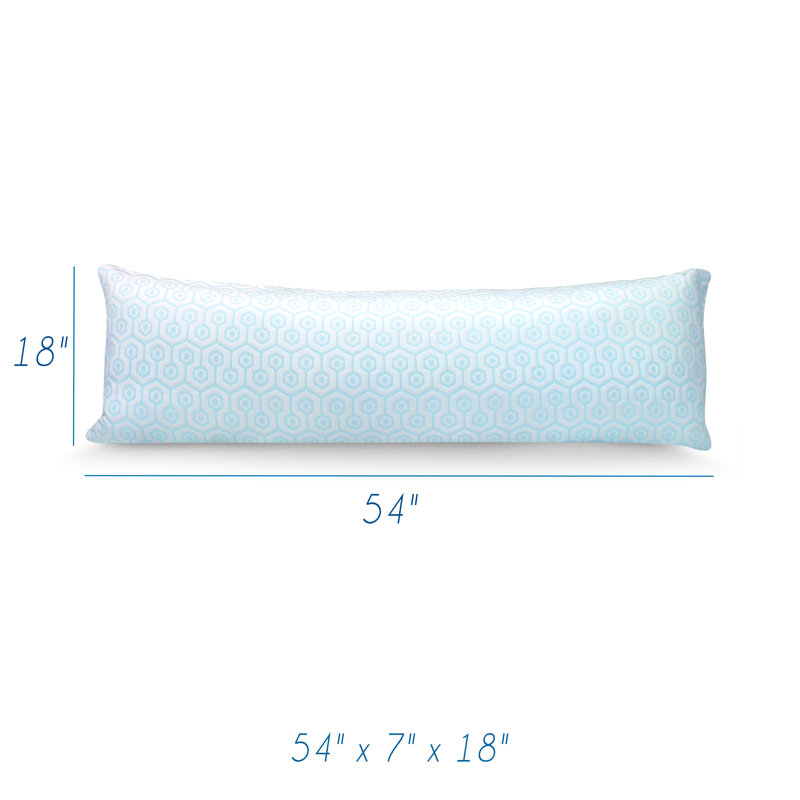 Alwyn Home Cooling Gel Fiber Body Pillow Reviews Wayfair