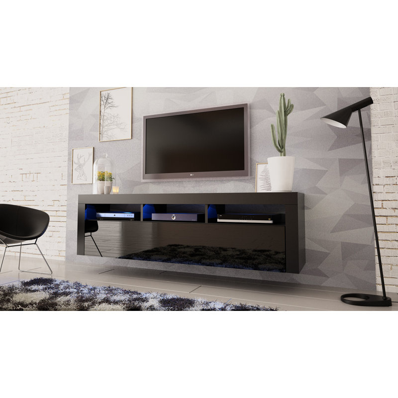 Orren Ellis Vesperina Floating Tv Stand For Tvs Up To 70 Orren Ellis Vesperina Floating Tv Stand