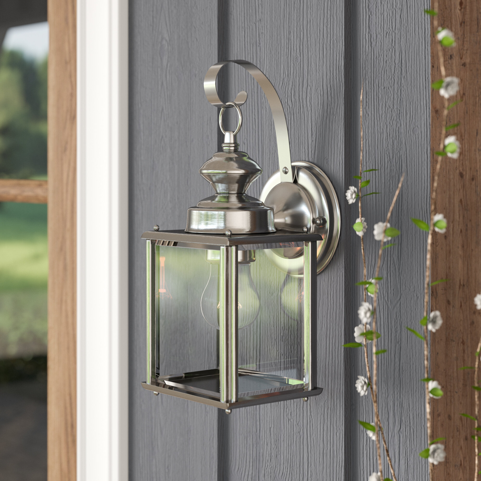 Birch Lane Pellston Outdoor Wall Lantern Reviews Birch Lane