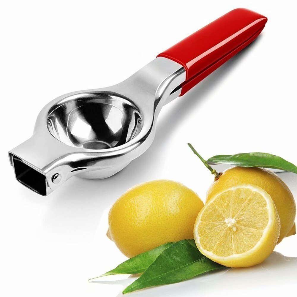 Stainless Steel Squeezer Manual Juicer Citrus Lemon Lime Hand Press Kitchen Tool 
