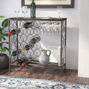 Floyd Metal Storage 24 Bottle Floor Wine Bottle ..