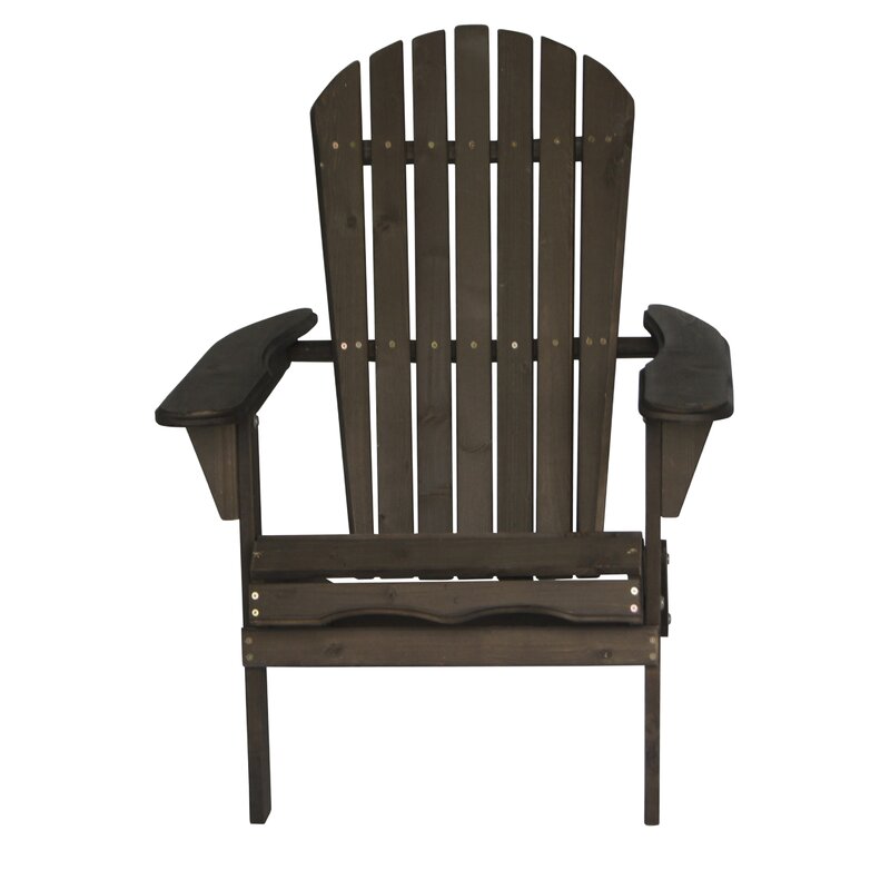 Cuyler Solid Wood Folding Adirondack Chair &amp; Reviews 