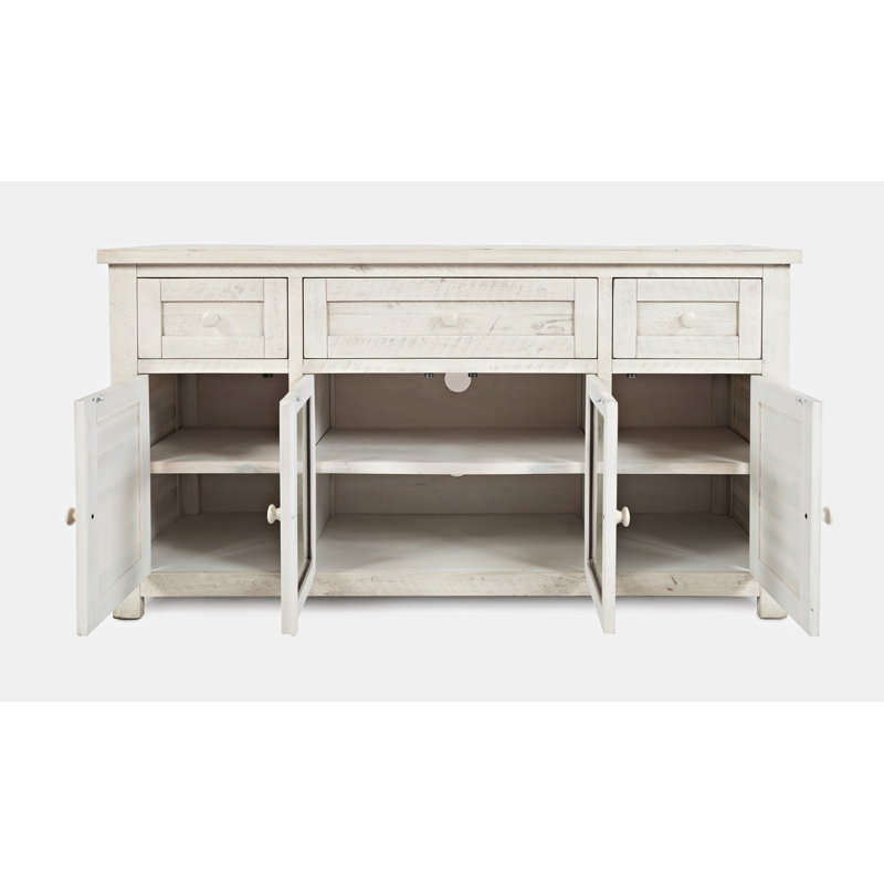 Highland Dunes Kase 60 3 Drawer Sideboard Reviews Wayfair