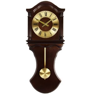 Amalie Wall Clock with Pendulum and Chime