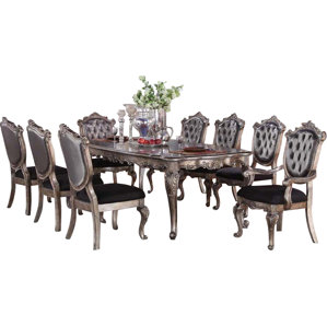 Victoria II 9 Piece Dining Set by Infini Furnish..