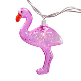 Best Perine Fun Flamingo 10 Light Novelty String Lights By The Holiday Aisle Outdoor Lighting Perine Fun Flamingo 10 Light Novelty String Lights By The Holiday Aisle Outdoor Lighting