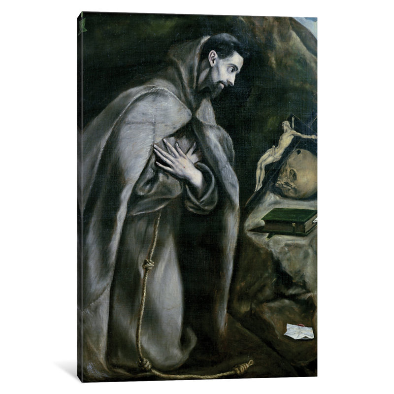 East Urban Home St Francis Of Assisi By El Greco Painting Print