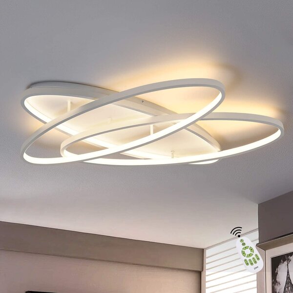 FB Deckenleuchte 88W LED Dimmbar Deckenlampe Esszimmer Essbereich Lampen Acryl 