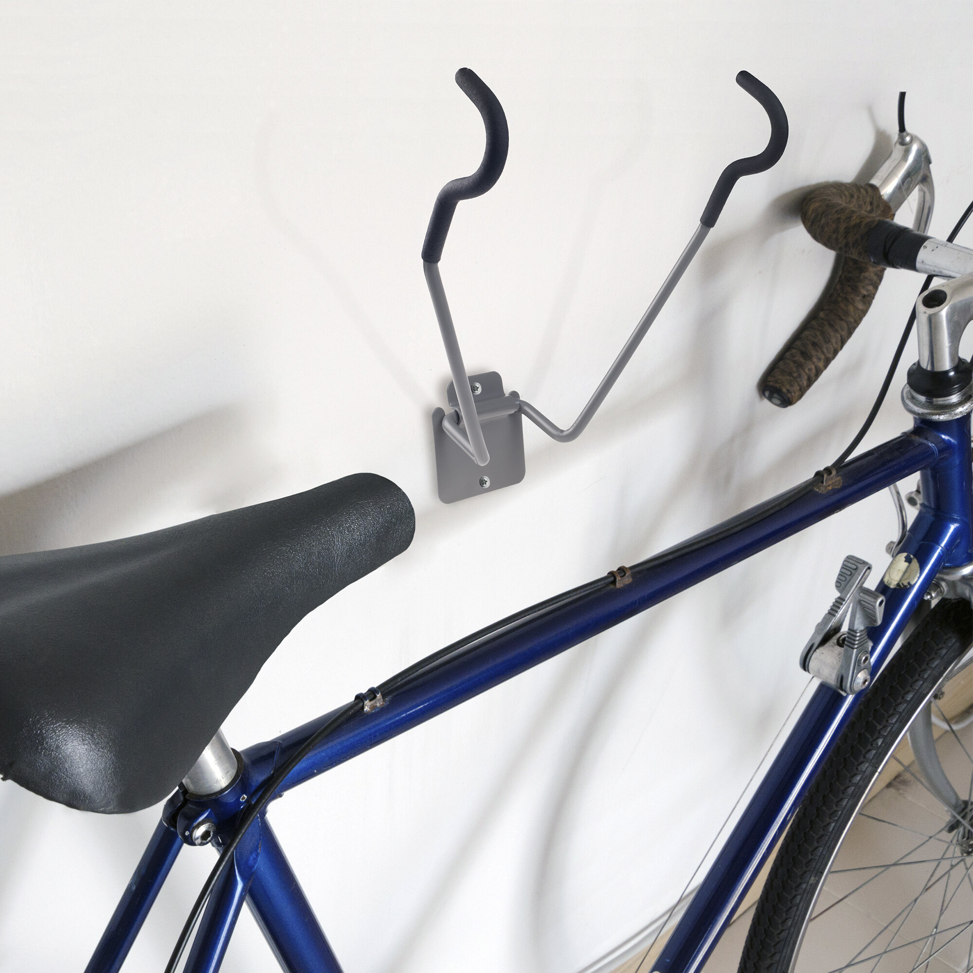 folding wall mounted bike rack