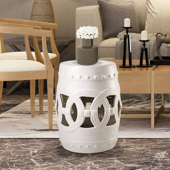 Mercury Row Knudsen Ceramic Garden Stool Reviews Wayfair