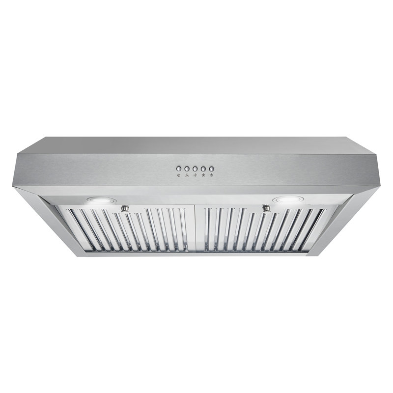 Cosmo 30 380 Cfm Convertible Under Cabinet Range Hood In Stainless Steel Reviews Wayfair Ca