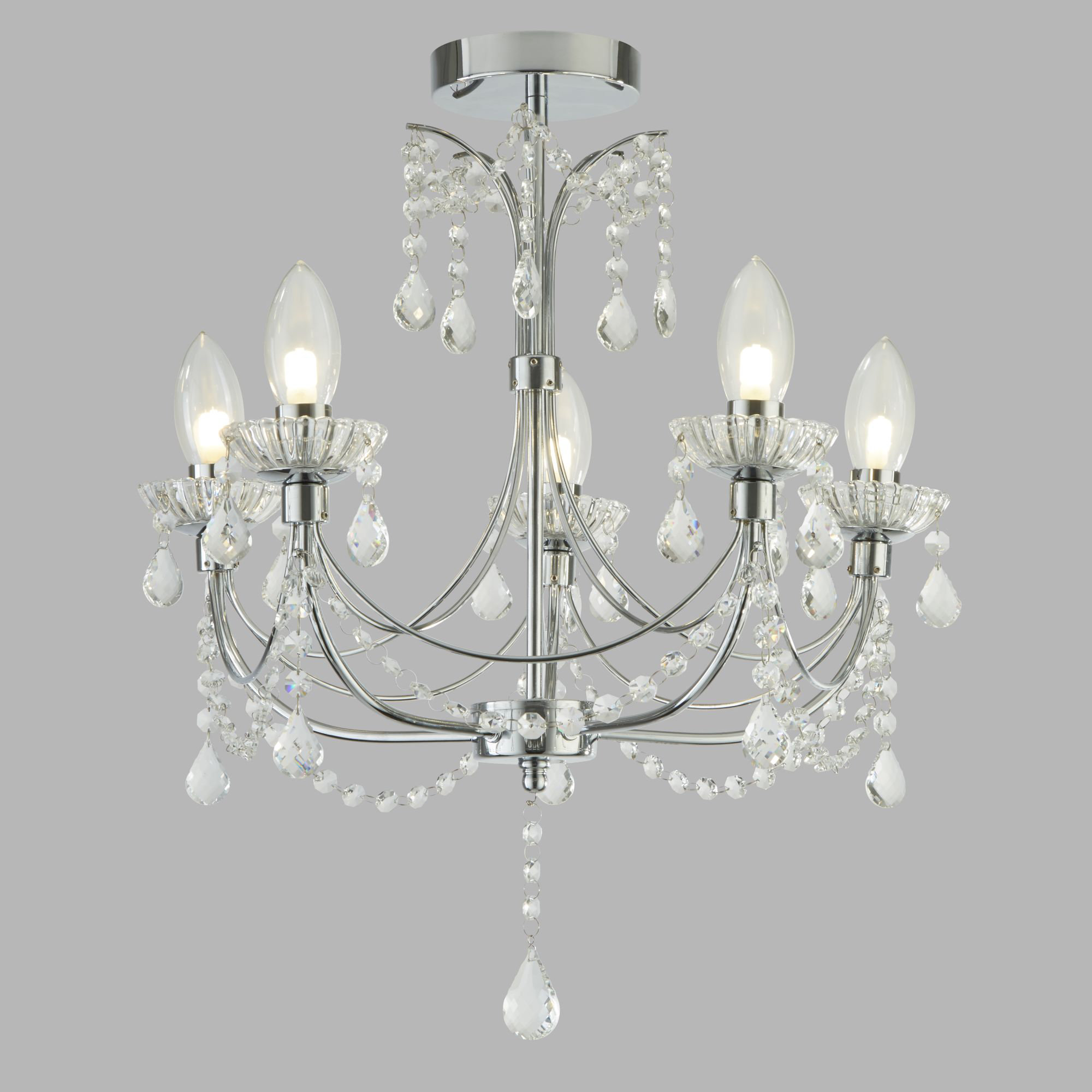 Caton Bathroom 5 Light Candle Style Chandelier Caton Bathroom 5 Light Candle Style Chandelier