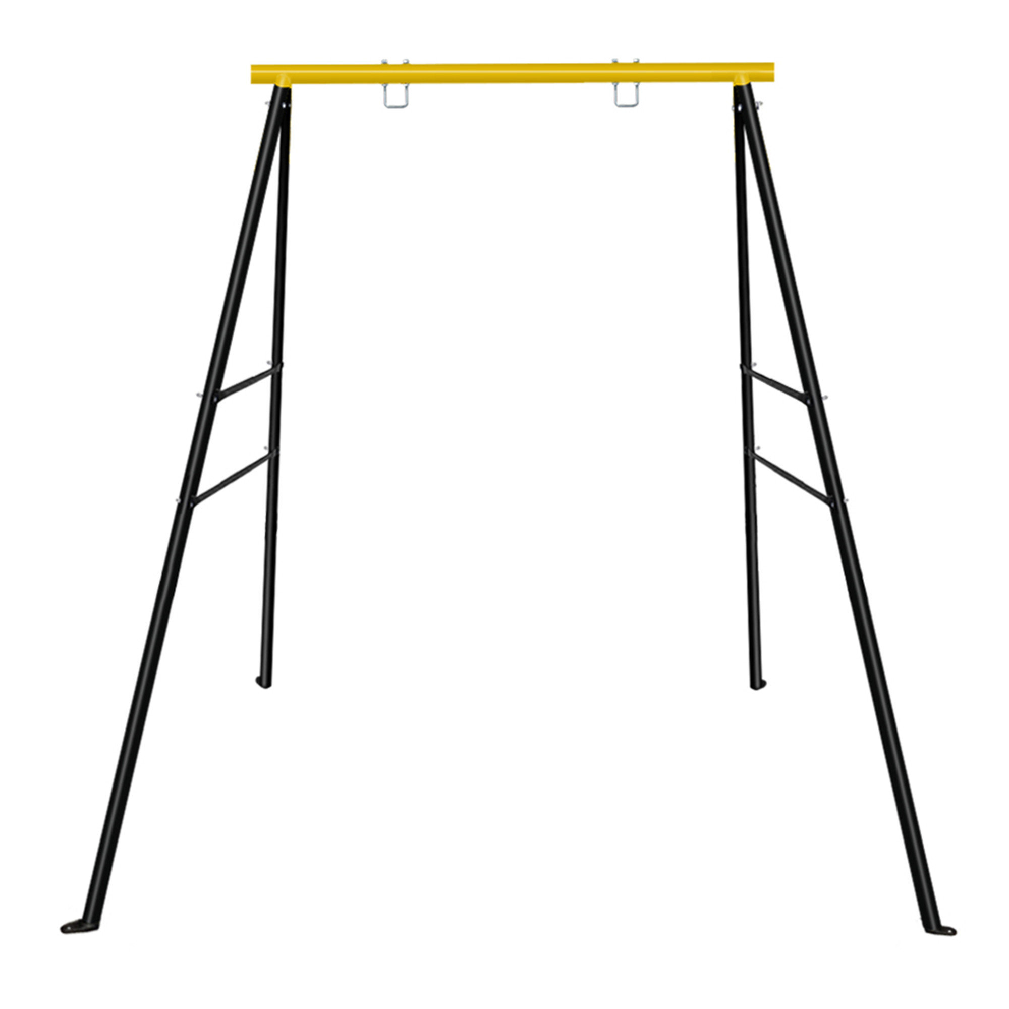 Luna S Elegant Home A Frame Swing Frame Metal Swing Stand With Ground Nail For Backyard Only Swing Frame Reviews Wayfair Ca