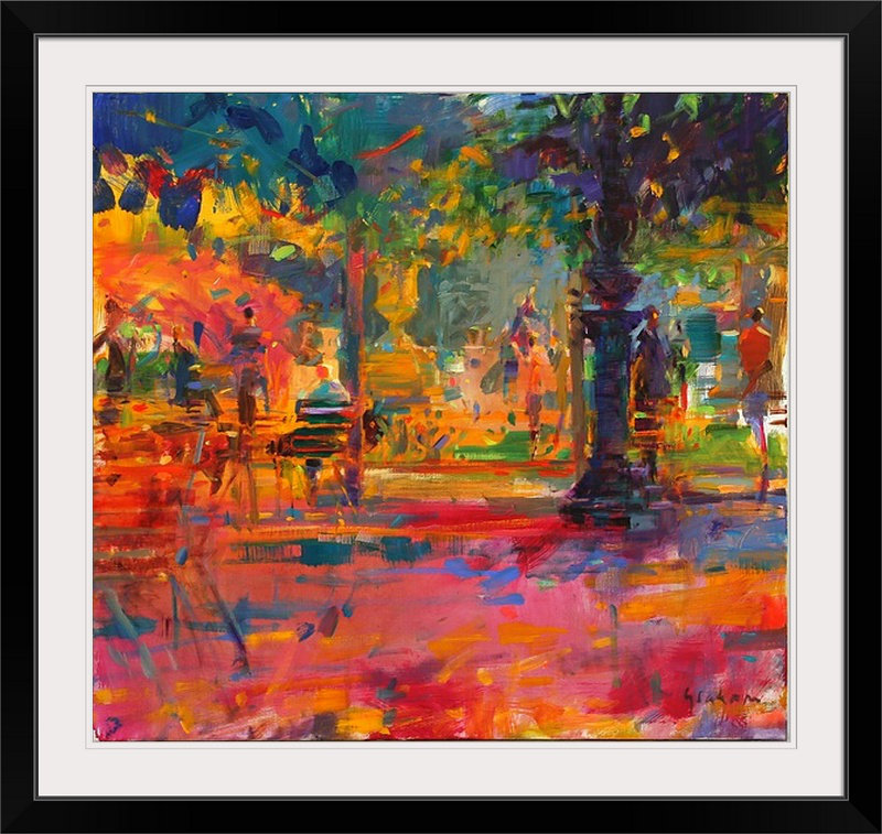 Great Big Canvas La Terrasse Du Jardin By Peter Graham Painting