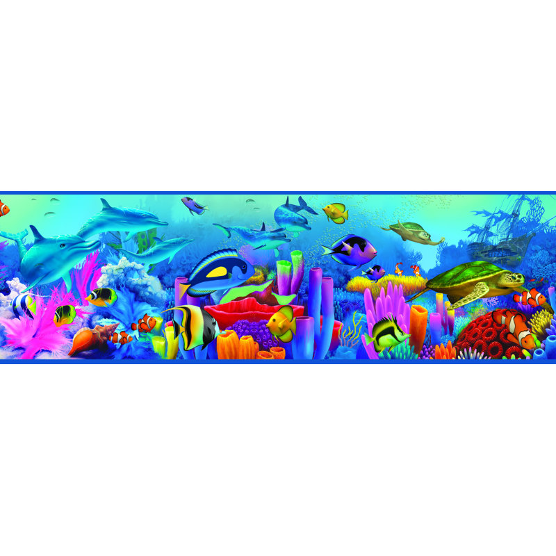 Zoomie Kids Melnick Down Under Neptune S Garden Portrait 15 X 8