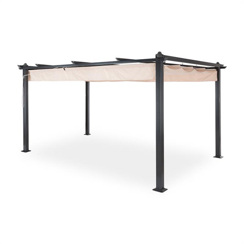 Pantheon 2.25m x 4m Pergola Blumfeldt Colour: Beige