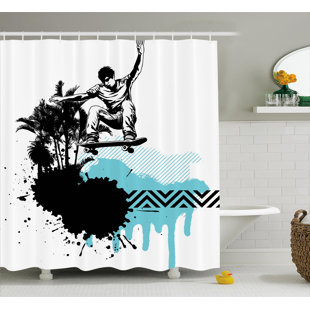 Teen Boy Shower Curtain Wayfair Ca