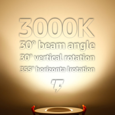 Ts6103 3 Led Recessed Lighting Kit Torchstar