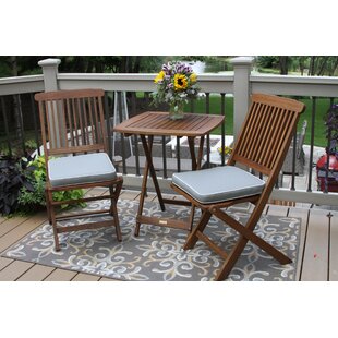 Roseland 3 Piece Bistro Set with review