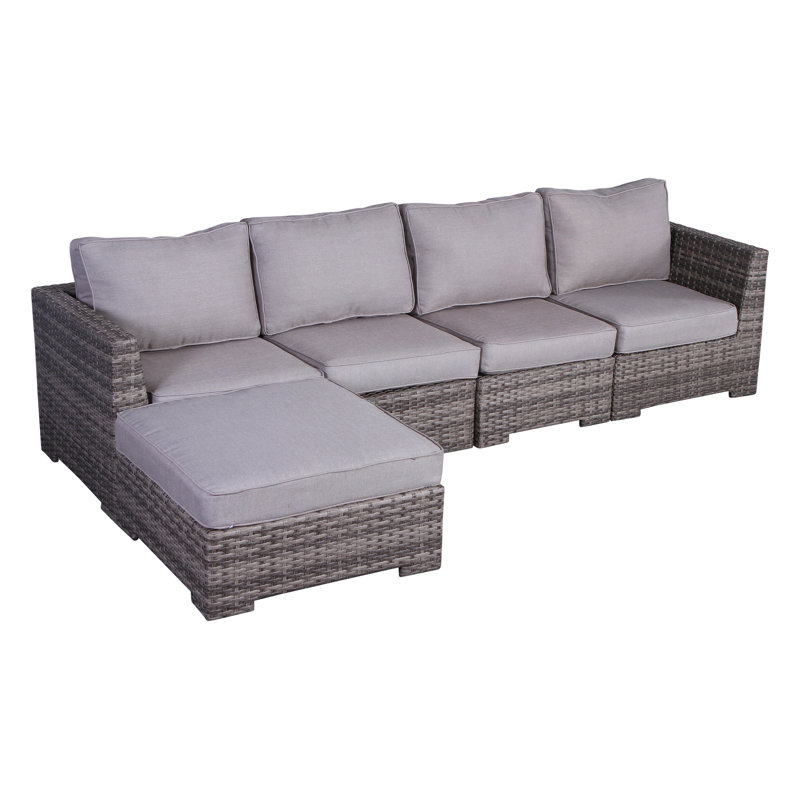 Sol 72 Outdoor Eldora Patio Sectional With Cushions Reviews Sol 72 Outdoor Eldora Patio Sectional
