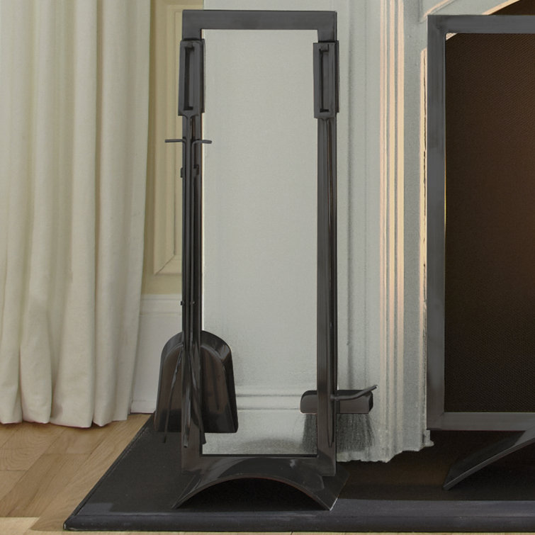 Brayden Studio® Torbert 5 Piece Steel Fireplace Tool Set u0026 Reviews | Wayfair