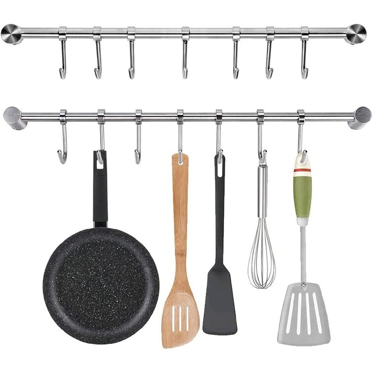 DA Stainless Steel S Shaped Hooks Kitchen Hangers Spoon Pan Pot Hanging Hook