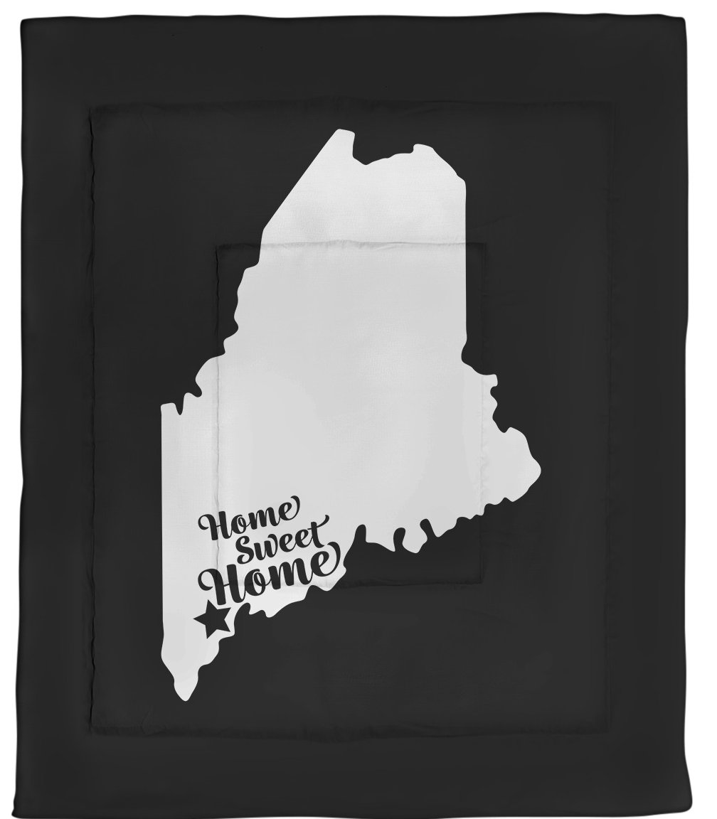 East Urban Home Home Sweet Portland Me Single Reversible Comforter Wayfair