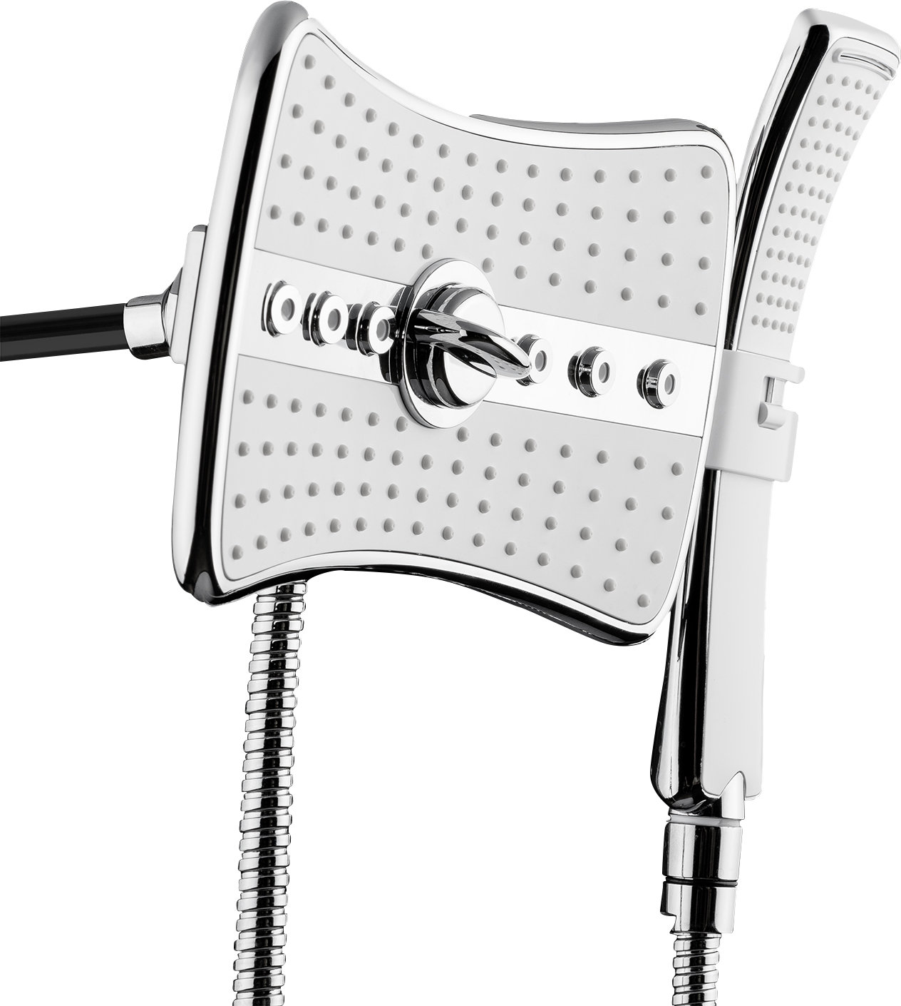 Rainfall Massage Jet Dual Shower Head