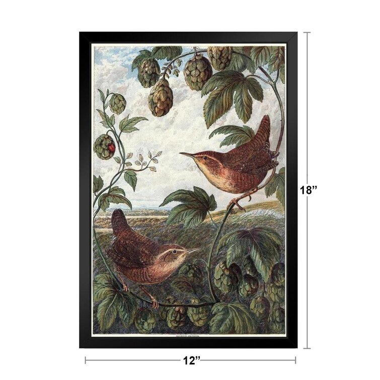 Bird Art Modern Art Vintage Bird Art Prints Bird Decor for Wall Bird Poster Bird Art Prints Bird Wall Art Art Canvas Framed Print