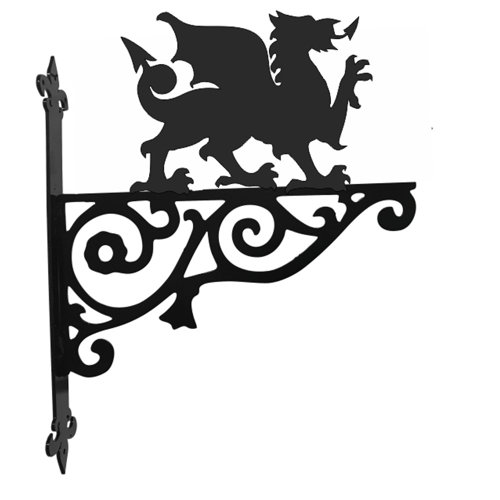 Welsh Dragon Ornamental Bracket Steel Images