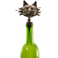 Wine Bottle Stopper Paw Print Artsy Cat Dog