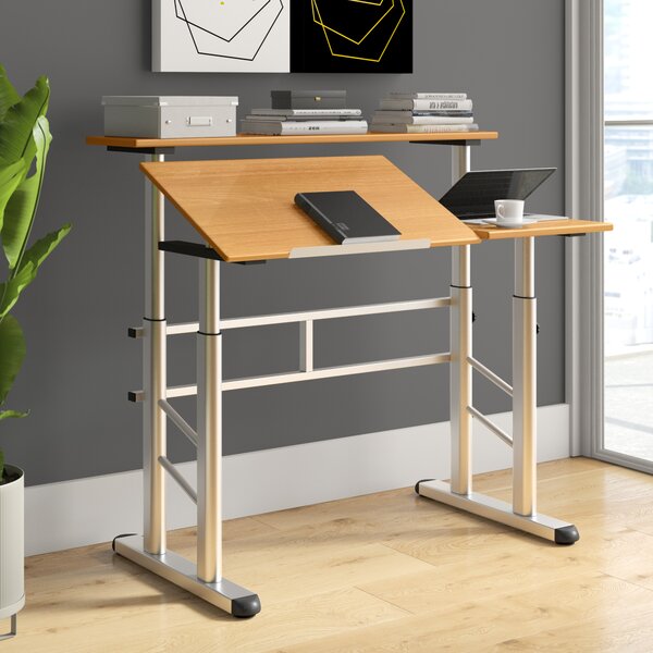 1m desk with drawers