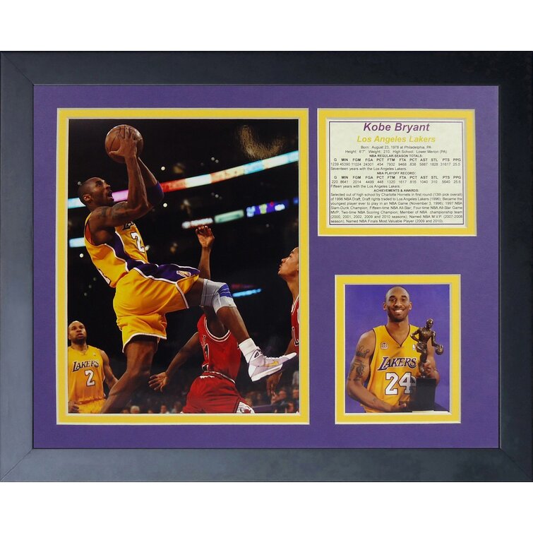 Legends Never Die Kobe Bryant Picture Frame Memorabilia & Reviews | Wayfair